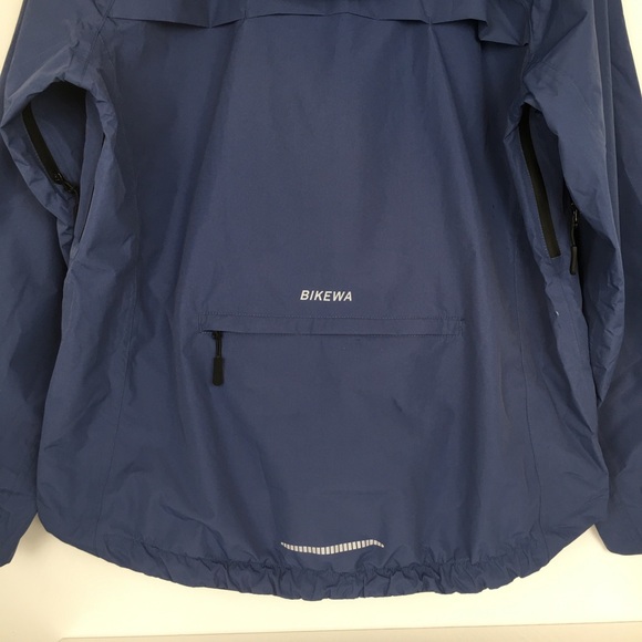 Bikewa Rain Jacket NEW Waterproof Blue Women’s Size L Cycling Outdoor Hiking - Picture 15 of 16